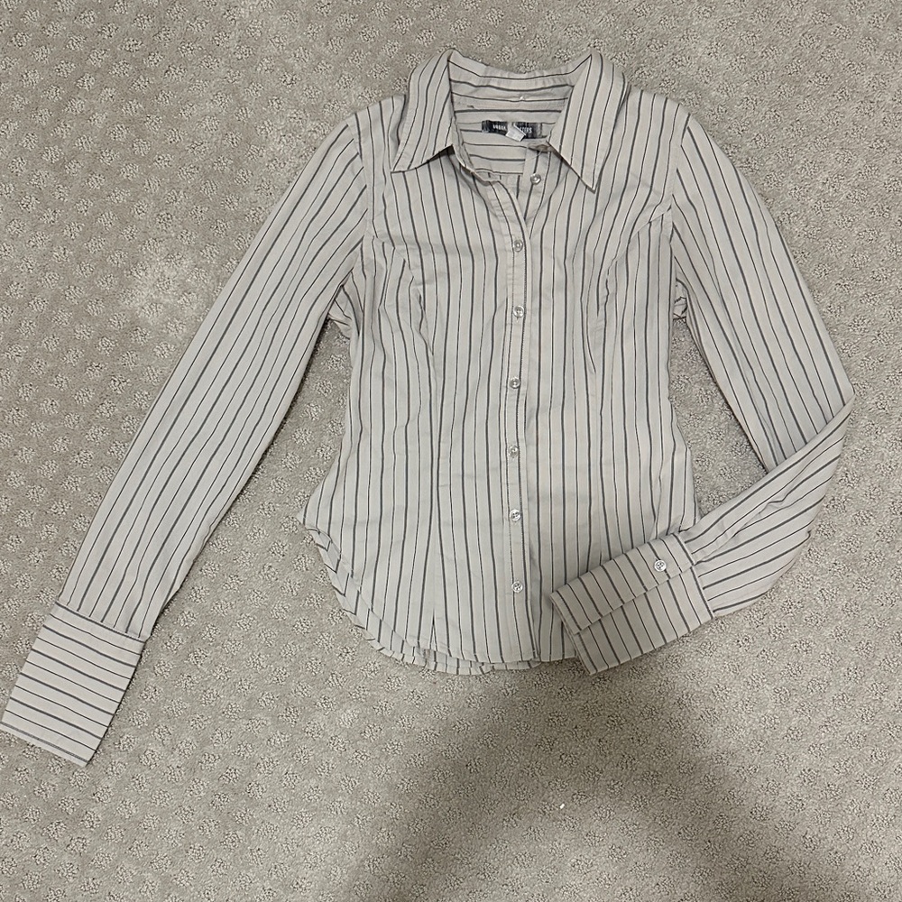 Urban Outfitters Leilani slim Striped Button-Up Shirt